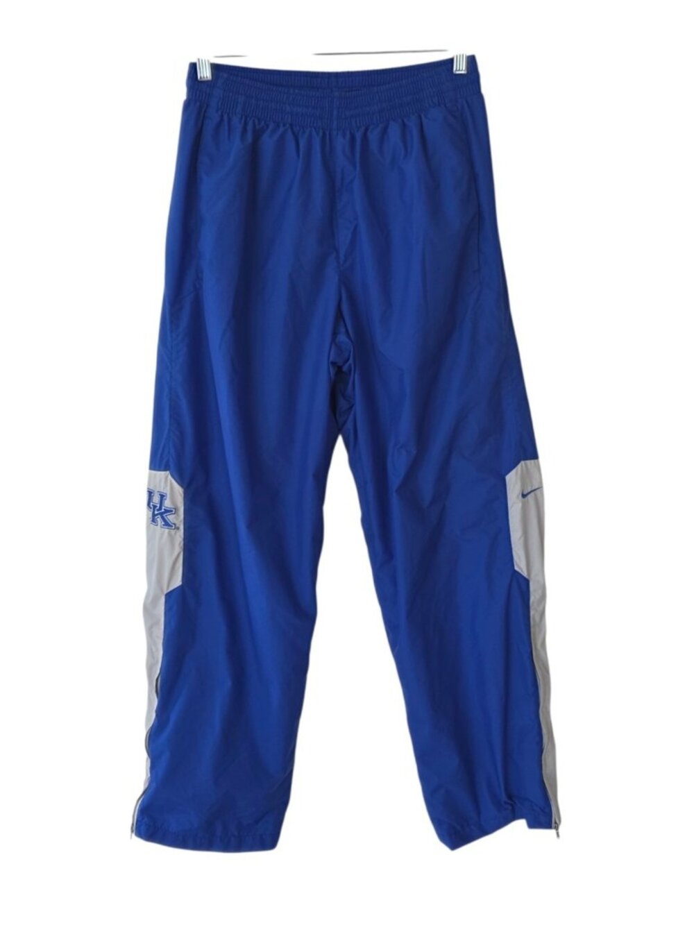 Vintage 90s Team‎ Nike UK Kentucky Wildcats Warm Up Pants Blue Nylon Mens Medium